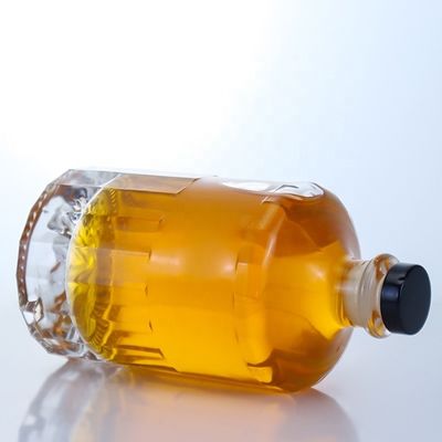 500 ml 700 ml 750 ml Flint Glass Spirit Gin Whisky Vodka Brandy Liquor Botella con corcho