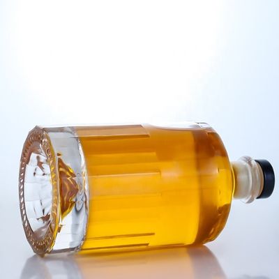500 ml 700 ml 750 ml Flint Glass Spirit Gin Whisky Vodka Brandy Liquor Botella con corcho