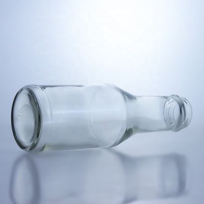 200/375/500/750/1000ml Botella de vidrio con tapa de tornillo para jugo de agua café de leche