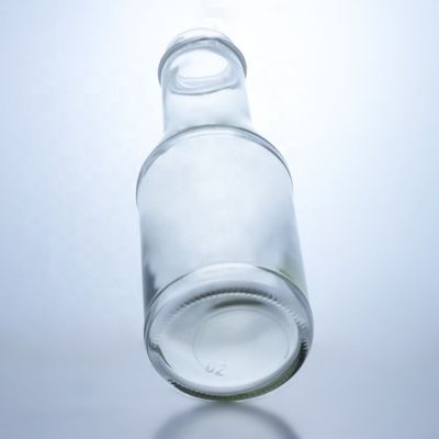 200/375/500/750/1000ml Botella de vidrio con tapa de tornillo para jugo de agua café de leche