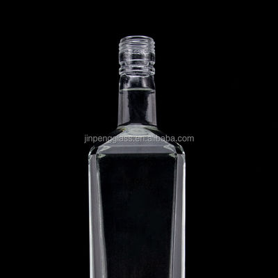 Botella vacía de 500 ml 750 ml 1000 ml con forma especial para vodka whisky gin ron