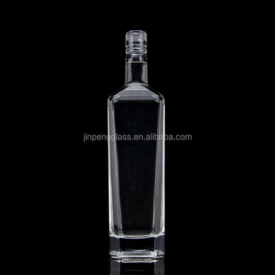 Botella vacía de 500 ml 750 ml 1000 ml con forma especial para vodka whisky gin ron