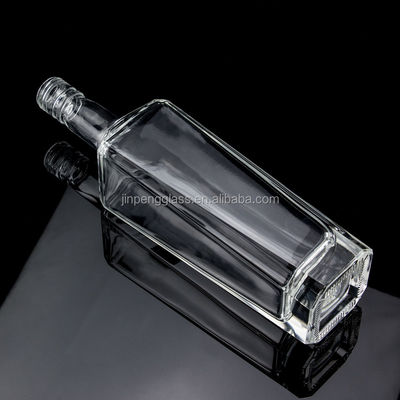 Botella vacía de 500 ml 750 ml 1000 ml con forma especial para vodka whisky gin ron