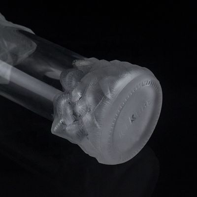 Botella de vidrio de sílex transparente de 500 ml 700 ml 750 ml para champán Gin Rum de diseño único