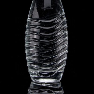 Collar de vidrio de vodka 750 ml 1000 ml Limpio Flint Gin Ron Champagne Tequila Botella de whisky