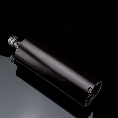Botella de vidrio de whisky y vodka de 700 ml 750 ml Negro Distribuidor de botellas de vidrio personalizado