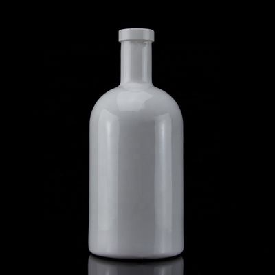Botella de vidrio para licor de 70cl 75cl con logotipo personalizado