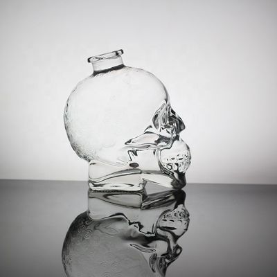 Exquisita botella de cara de glaseado de helado para manejo de la superficie de licor