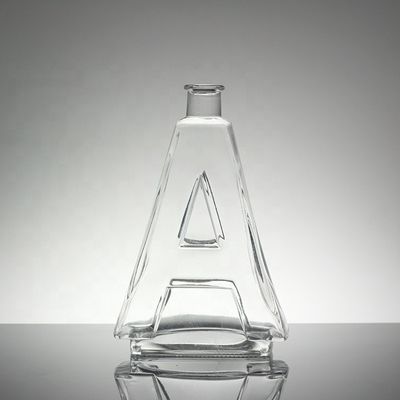 Bottle de vidrio en forma de cuerpo de mujeres hermosas con tipo de sellado de corcho