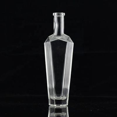 Botella de vidrio para bebidas industriales perfecta para whisky vodka ron tequila