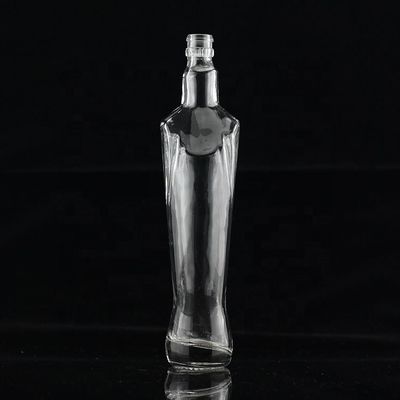 Botella de vidrio para bebidas industriales perfecta para whisky vodka ron tequila