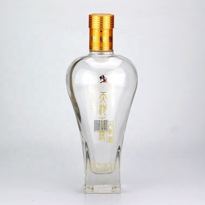 Tipo de sellado de vidrio CROWN CAP 500 ml 750 ml Botella de licor de ginseng de licor medicado