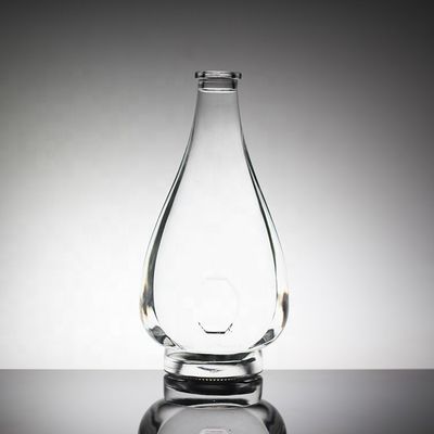 Botella de vidrio en forma de bomba de 500 ml para embalaje de licor personalizado
