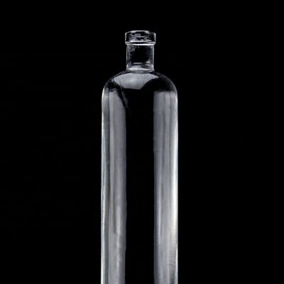 Botella de vidrio de 750 ml de fondo grueso de forma recta para Super Flint Liquor
